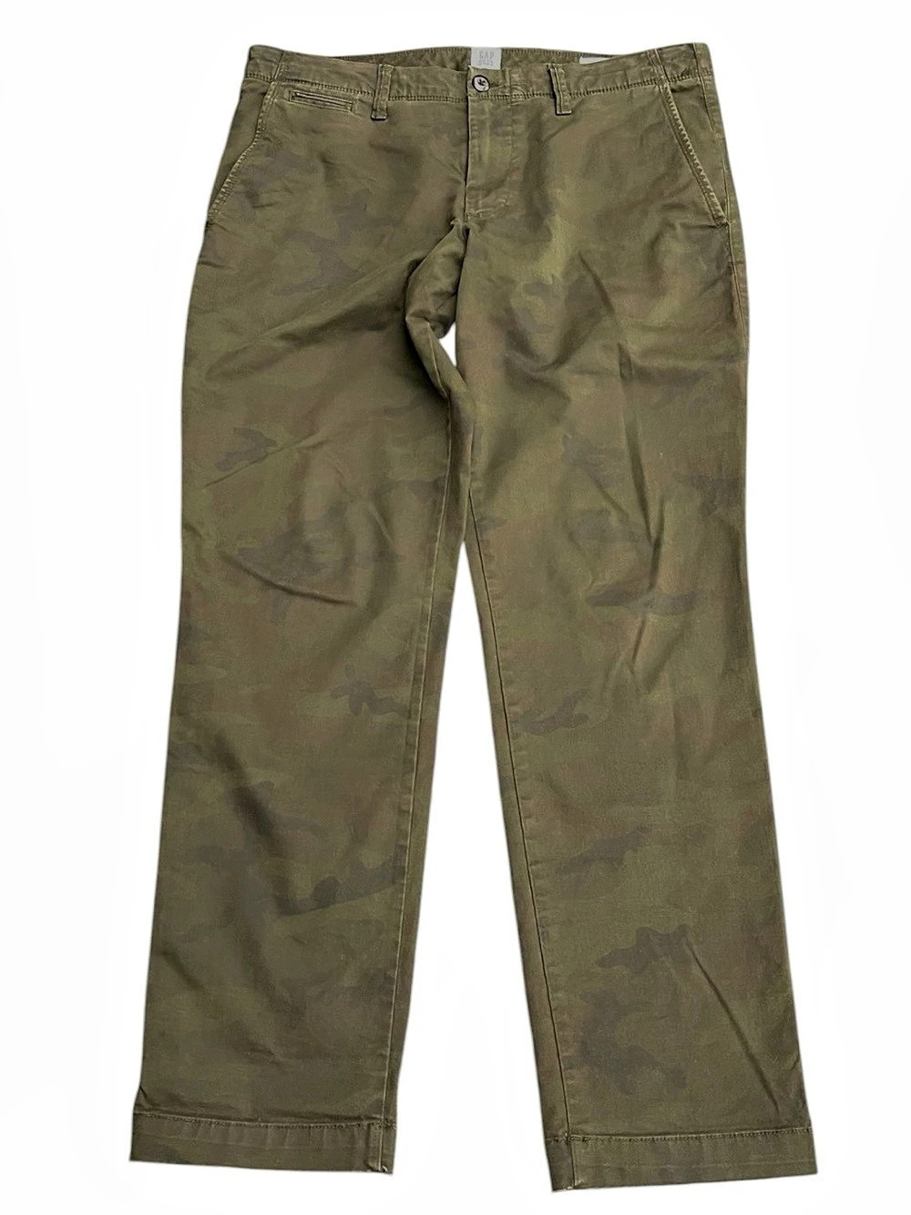 GAP Cotton Camo Slim Fit Chino Pants (33x30)
